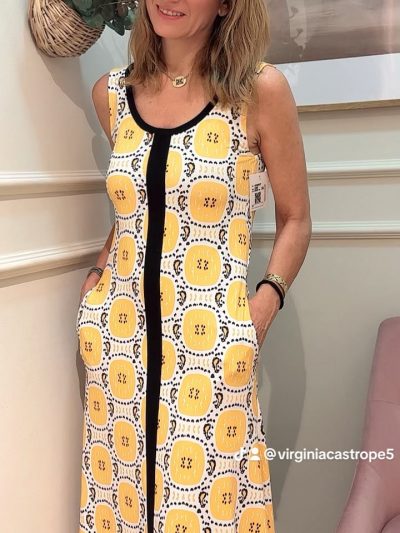 Vestido Vanesa ribete
