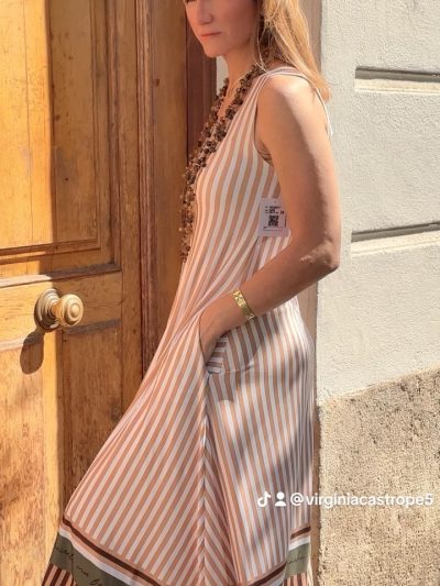 Vestido Carla beige