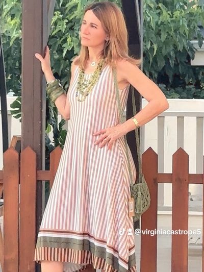 Vestido Carla beige